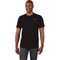 Hybrid Work Tee Shirt, Men's, Small, Black Seaboard Timber Mart