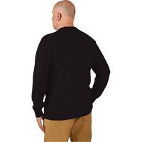 Hybrid Work Tee Shirt, Men's, Small, Black Seaboard Timber Mart