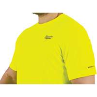 Workskin Lightweight High Visibility Shirt, Men's, Small, Yellow Seaboard Timber Mart