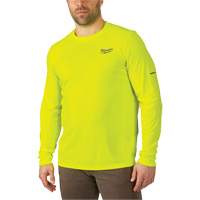 Workskin Lightweight High Visibility Shirt, Men's, Small, Yellow Seaboard Timber Mart