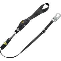 V-Series Utility Energy Absorbing Lanyard, 6', Snap Hook Center, Snap Hook Leg Ends, Nylon Seaboard Timber Mart