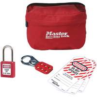 Trousse de cadenassage personnalis&eacute;e avec cadenas en thermoplastique Zenex, 6 composants compris Seaboard Timber Mart