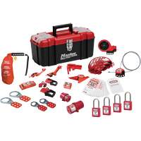 Premier Lockout Kit with Zenex Thermoplastic Locks, Electrical/Valve Kit, 27 Components Seaboard Timber Mart