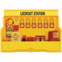 Premier Electrical Lockout Station, Thermoplastic Padlocks, 16 Padlock Capacity, Padlocks Included Seaboard Timber Mart