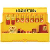 Premier Electrical Lockout Station, Thermoplastic Padlocks, 16 Padlock Capacity, Padlocks Included Seaboard Timber Mart