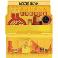 Premier Valve & Electrical Deluxe Lockout Station, Thermoplastic Padlocks, 32 Padlock Capacity, Padlocks Included Seaboard Timber Mart