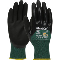 ATG MaxiCut&reg; Oil Cut-Resistant Gloves, Size Large, 15 Gauge, Nitrile Coated, Engineered Yarn Shell, ASTM ANSI Level A2/EN 388 Level 3/EN 388 Level B Seaboard Timber Mart