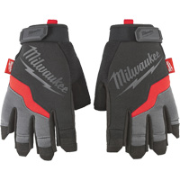 Performance Fingerless Gloves, Synthetic Palm, Size Small Seaboard Timber Mart