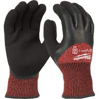 Winter Cut-Resistant Gloves, Size X-Large, 15 Gauge, Rubber Latex Coated, ANSI/ISEA 105 Level 3 Seaboard Timber Mart