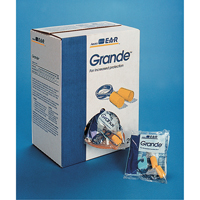 Bouchons d'oreilles classiques E-A-R, Vrac - Sac en poly, Grand, Avec cordon Seaboard Timber Mart