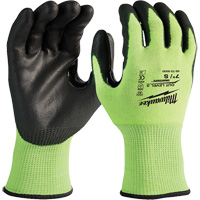 Gants haute visibilit&eacute; r&eacute;sistant aux coupures, Taille Petit, Calibre 15, Rev&ecirc;tement Nitrile/Polyur&eacute;thane, Enveloppe en Poly&eacute;thyl&egrave;ne, ANSI/ISEA 105 niveau 3 Seaboard Timber Mart
