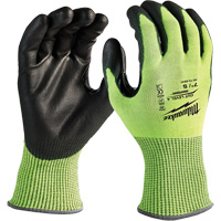 Gants haute visibilit&eacute; r&eacute;sistant aux coupures, Taille Petit, Calibre 13, Rev&ecirc;tement Nitrile/Polyur&eacute;thane, Enveloppe en Poly&eacute;thyl&egrave;ne, ANSI/ISEA 105 niveau 4 Seaboard Timber Mart