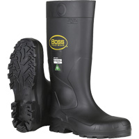 Dynamic Boss&reg; Full Safety Boot, PVC, Steel Toe, Size 6, Puncture Resistant Sole Seaboard Timber Mart