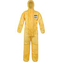 ChemMax&reg; 1 Coveralls, Polyethylene/Polypropylene, Small, Yellow Seaboard Timber Mart