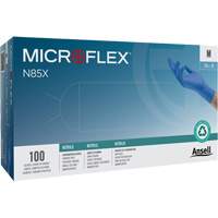 Microflex&reg; N85 Gloves, X-Small, Nitrile, 3.5-mil, Powder-Free, Blue, Class 2 Seaboard Timber Mart