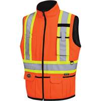 6688 Veste r&eacute;versible, Orange haute visibilit&eacute;, 2T-Grand, Polyester Seaboard Timber Mart