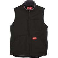 Heavy-Duty Sherpa-Lined Vest, Men's, Small, Black Seaboard Timber Mart