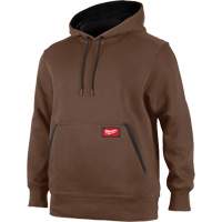 Midweight Pullover Hoodie, Men's, Small, Brown Seaboard Timber Mart