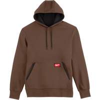 Midweight Pullover Hoodie, Men's, Small, Brown Seaboard Timber Mart