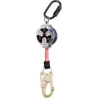 Dynamic Small Snap Hook Self-Retracting Lifeline, 6', Polyester, Swivel Seaboard Timber Mart