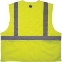 Chill-Its 6668 Safety Cooling Vest, Small, High Visibility Lime-Yellow Seaboard Timber Mart
