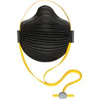 AirWave M Series Black Disposable Masks with SmartStrap&reg; & Full Foam Flange, N95, NIOSH Certified, Medium/Large Seaboard Timber Mart