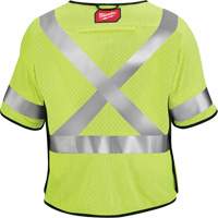 Gilet de s&eacute;curit&eacute; &agrave; maille d&eacute;tachable, Noir/Jaune lime haute visibilit&eacute;, Moyen/Petit Seaboard Timber Mart