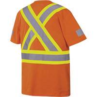 6978 T-shirt de s&eacute;curit&eacute;, Coton, Grand, Orange Seaboard Timber Mart