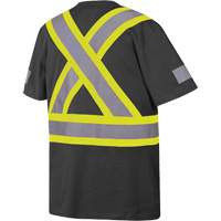 6976 T-shirt de s&eacute;curit&eacute;, Coton, Petit, Noir Seaboard Timber Mart