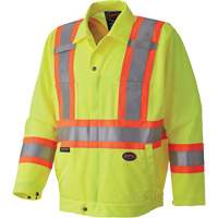 5999J Manteau de s&eacute;curit&eacute; routi&egrave;re, Polyester, Jaune lime haute visibilit&eacute;, T-petit Seaboard Timber Mart