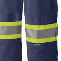 6003P Traffic Safety Pants, Polyester, X-Small, Navy Blue Seaboard Timber Mart