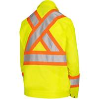 5999JW Veste de s&eacute;curit&eacute; routi&egrave;re pour femmes, Polyester, Jaune lime haute visibilit&eacute;, T-petit Seaboard Timber Mart