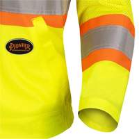 5999JW Veste de s&eacute;curit&eacute; routi&egrave;re pour femmes, Polyester, Jaune lime haute visibilit&eacute;, T-petit Seaboard Timber Mart