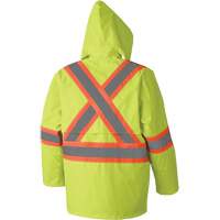 5609 Combinaison de pluie imperm&eacute;able 210D, Polyester/PVC, T-petit, Jaune lime haute visibilit&eacute; Seaboard Timber Mart