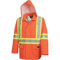 5626 Veste de s&eacute;curit&eacute; The Rock 300D imperm&eacute;able, Polyester, Orange haute visibilit&eacute;, Petit Seaboard Timber Mart