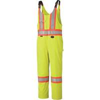 6616 Overalls, Poly-Cotton, 36, High Visibility Lime-Yellow Seaboard Timber Mart