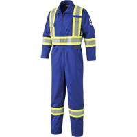 7704 FR-Tech&reg; High-Visibility Coveralls, Size 42, Royal Blue, 10 cal/cm²/9.7 cal/cm² Seaboard Timber Mart