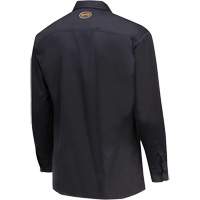 7742 FR-Tech&reg; Flame-Resistant Safety Shirt, Small, Navy Blue Seaboard Timber Mart