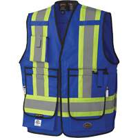 7733 Veste d'arpenteur ignifuge et r&eacute;sistant aux arcs &eacute;lectriques FR-Tech, Petit, Bleu royal, 9,7 cal/cm² Seaboard Timber Mart