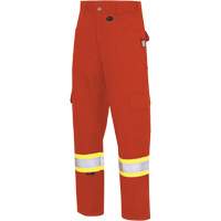 7765 Pantalon cargo de s&eacute;curit&eacute; haute visibilit&eacute; r&eacute;sistant aux arcs &eacute;lectriques FR-Tech 88/12, 30, x 32, Orange haute visibilit&eacute;, 10 cal/cm² Seaboard Timber Mart