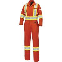 7702W FR-Tech&reg; Women's FR/Arc-Rated Coveralls, Size X-Small, High Visibility Orange, 10 cal/cm² Seaboard Timber Mart