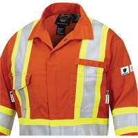7702W FR-Tech&reg; Women's FR/Arc-Rated Coveralls, Size X-Small, High Visibility Orange, 10 cal/cm² Seaboard Timber Mart