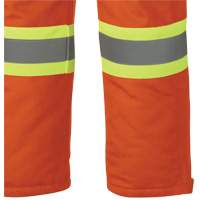 5534A Flame-Resistant Quilted Safety Overalls, Small, Orange Seaboard Timber Mart