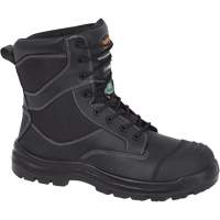 1050 Black Composite Safety Work Boots, Leather, Size 14, Impermeable Seaboard Timber Mart