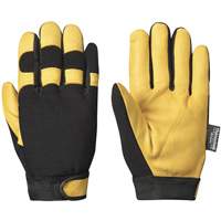 891 Mechanic's Style Insulated Ergonomic Gloves, Grain Goatskin Palm, Size Small Seaboard Timber Mart