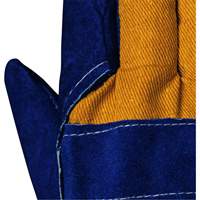 630 Gants d'appareilleur isol&eacute;s bleus, Taille unique, Paume en Cuir de vache refendu, Doublure en Boa Seaboard Timber Mart