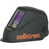 WHP4000 Casque de soudage ADF de la s&eacute;rie Premium avec technologie de lentilles bleues extra larges, 3,94" lo x 3,28" la Champ de vision, Noir/Orange Seaboard Timber Mart