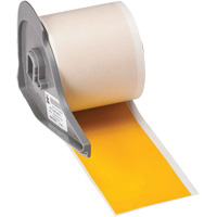 All-Weather Permanent Adhesive Label Tape, Vinyl, Yellow, 2" Width Seaboard Timber Mart