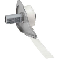 Harsh Environment Multi-Purpose Labels, Polyester, 0.35" L x 0.2" H, Black on Clear Seaboard Timber Mart