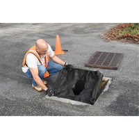 Bac de r&eacute;tention carr&eacute; Ultra-Drain Guard avec orifice de trop-plein, Huile & s&eacute;diments, 16" - 28" lo x 20" - 36" la Seaboard Timber Mart